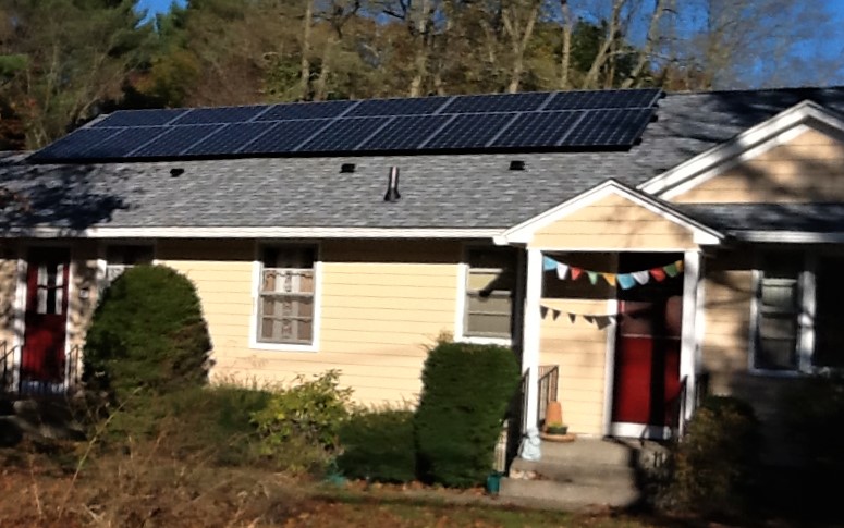Mountain Street Solar Installation Photo