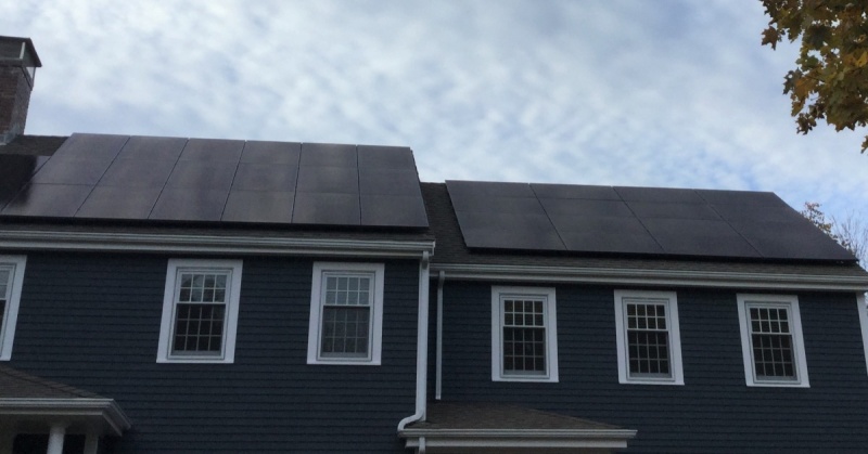 Longfellow Road Solar Installation Photo