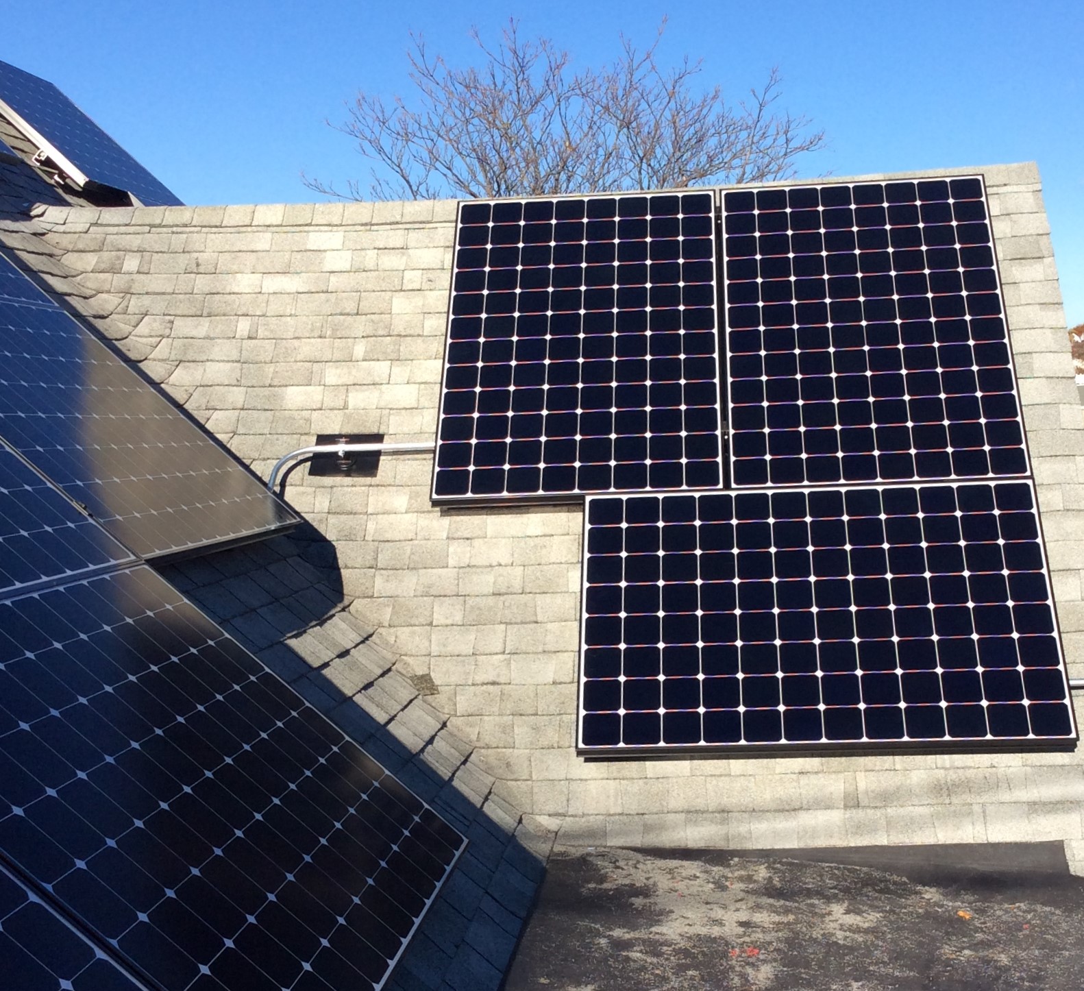 Hudson Street Solar Installation Photo