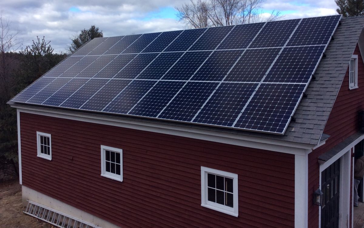 Concord Road Solar Installation Photo