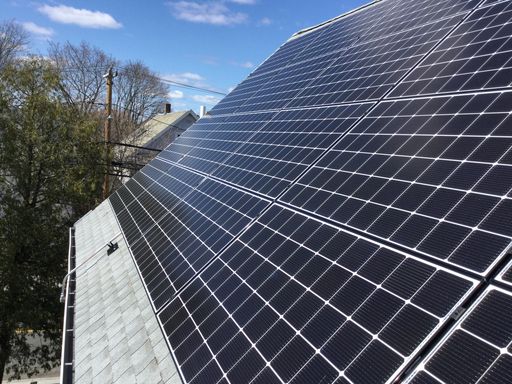 Walden Street Solar Installation Photo