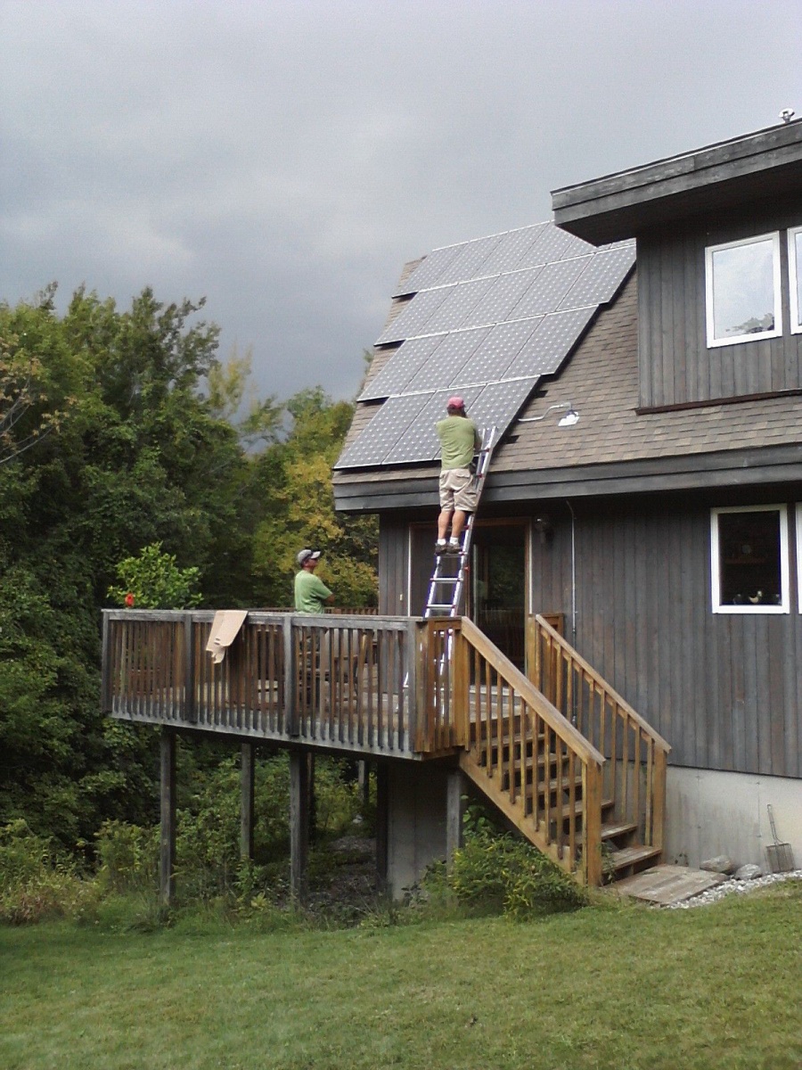 Wheelock Road Solar Installation Photo