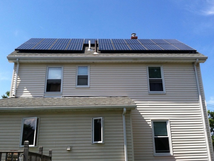 Whiting Avenue Solar Installation Photo