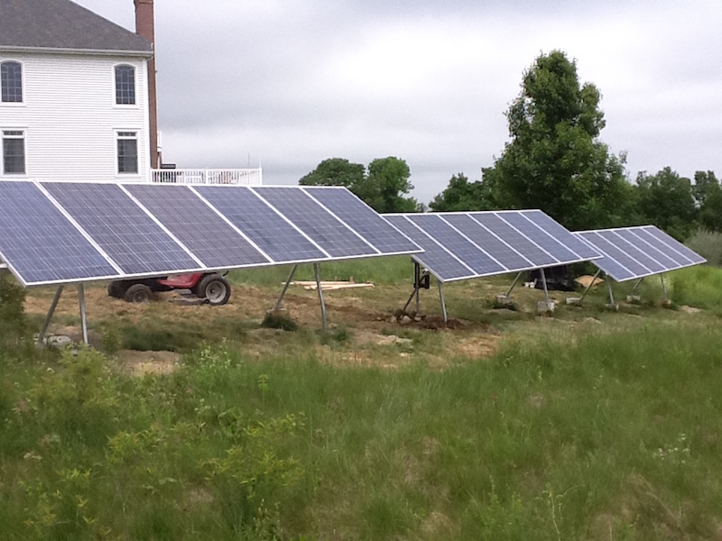 Davis Road Solar Installation Photo