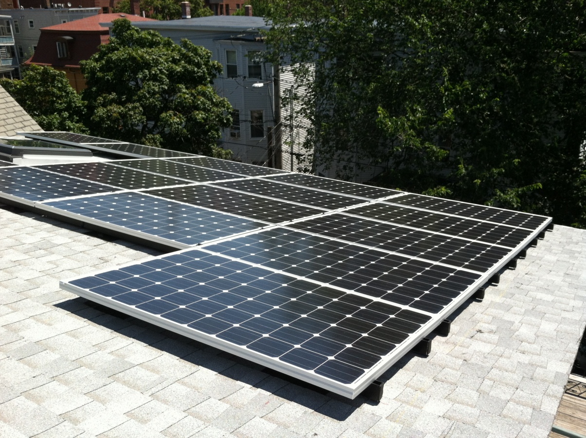 Pleasant Street Solar Installation Photo