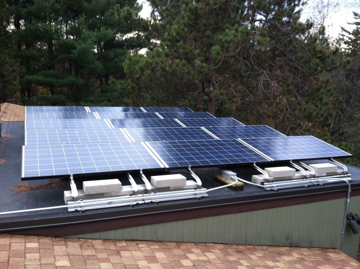 Spring Street Solar Installation Photo