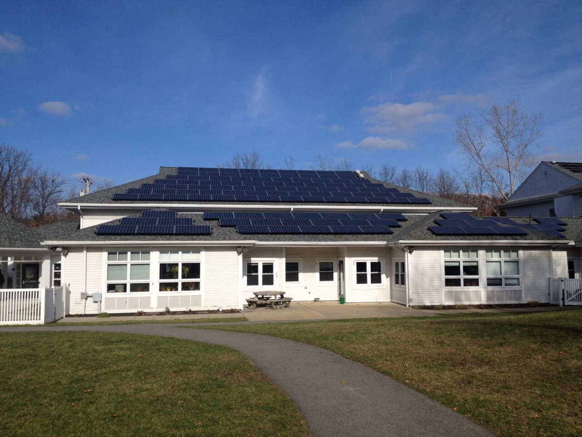 Lexington Montessori School Solar Installation Photo