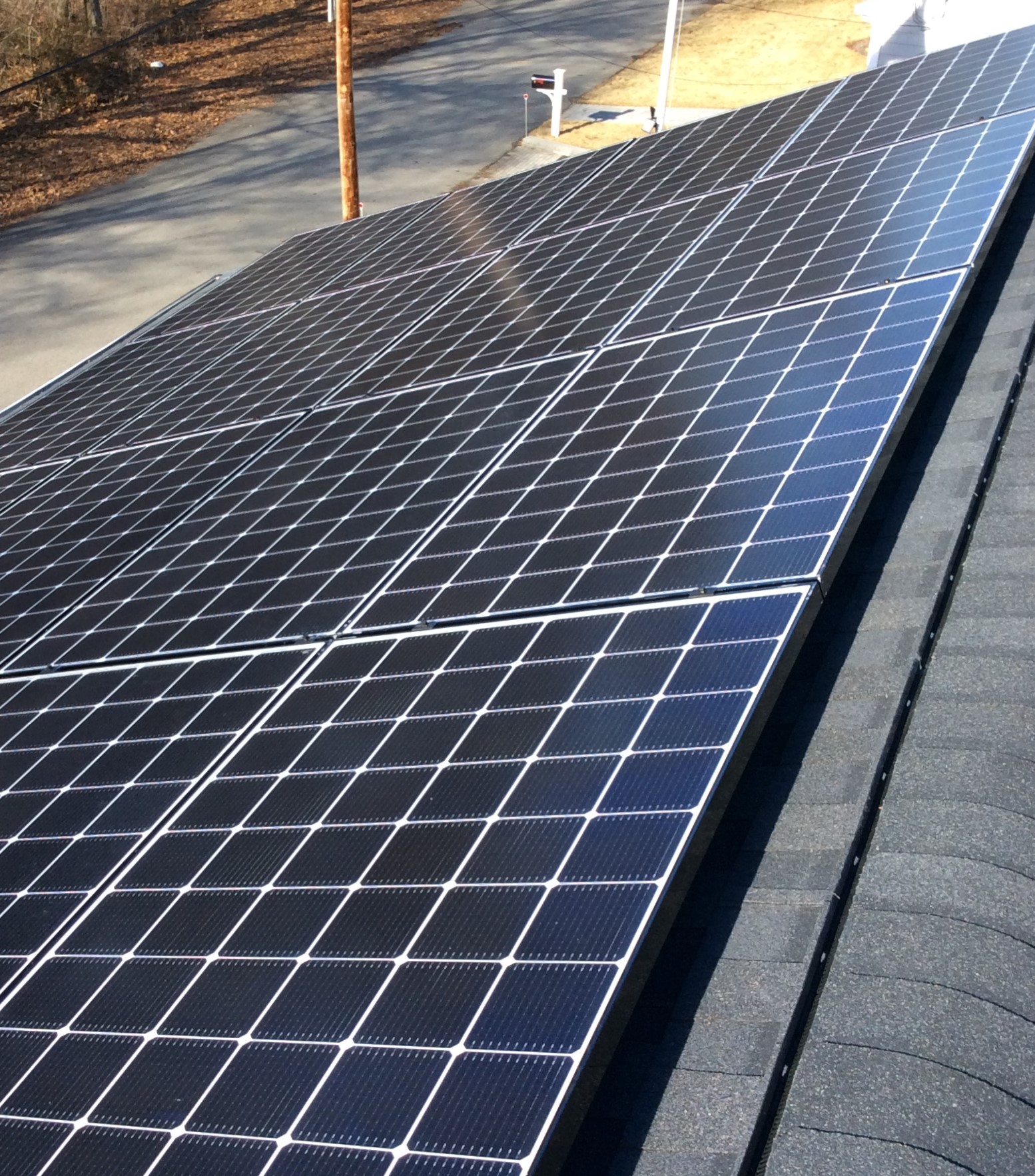 Sunset Road Solar Installation Photo