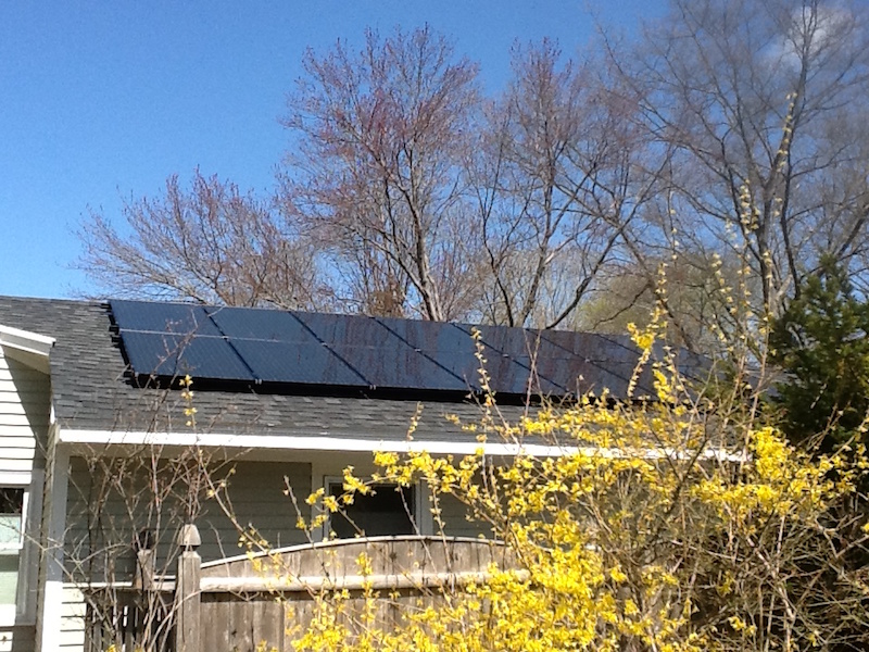 Upland Road Solar Installation Photo