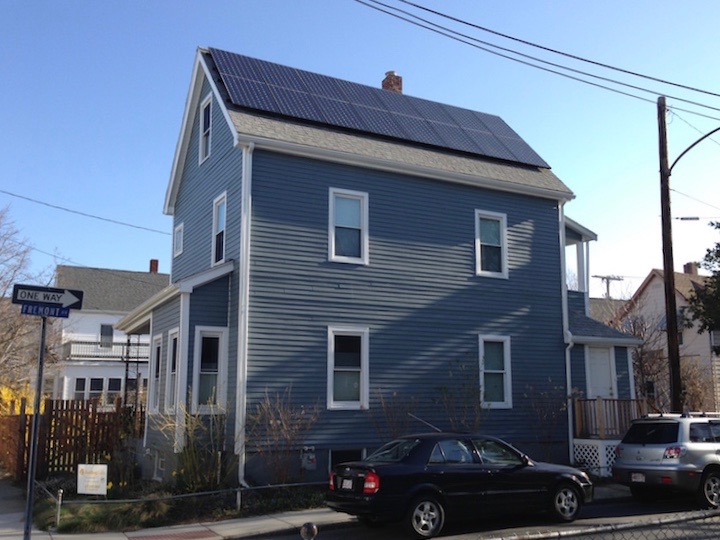 Bowdoin Street Solar Installation Photo