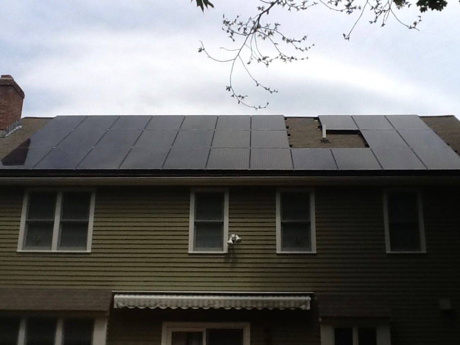 Pine Grove Street Solar Installation Photo
