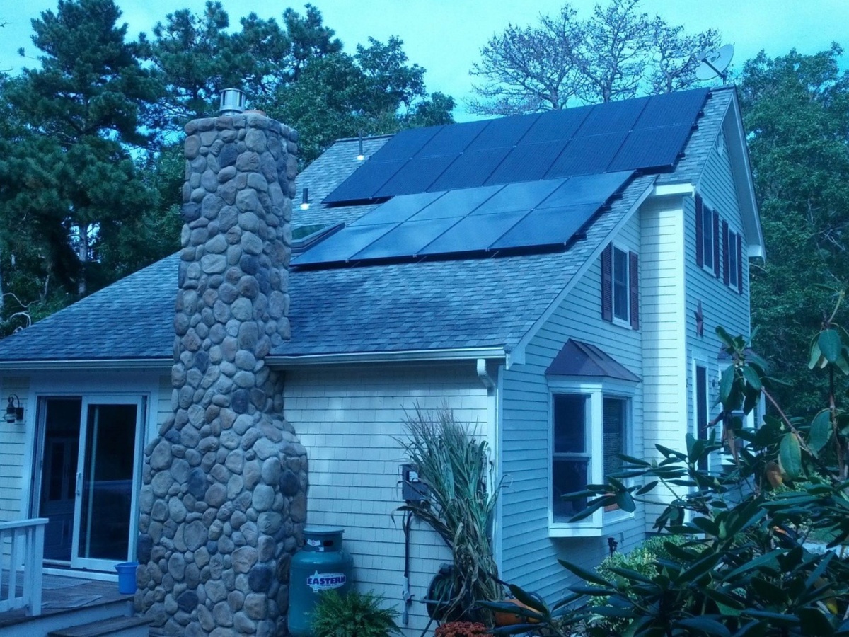 Barn House Road Solar Installation Photo