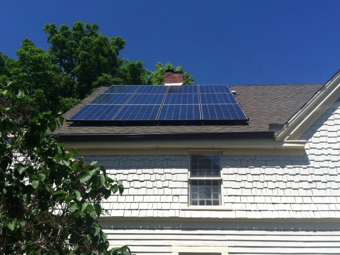 Quincy Street Solar Installation Photo