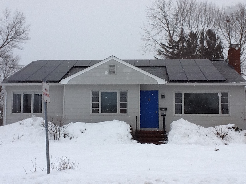 Dana Street Solar Installation Photo