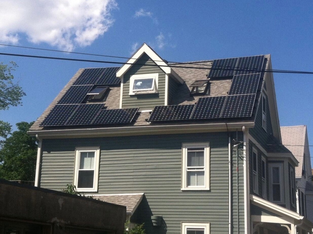 Newman Street Solar Installation Photo