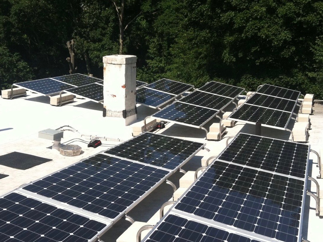 Williams Street Solar Installation Photo