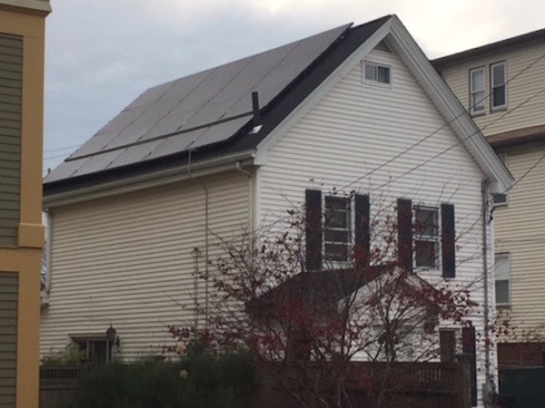 Vernon Street Solar Installation Photo