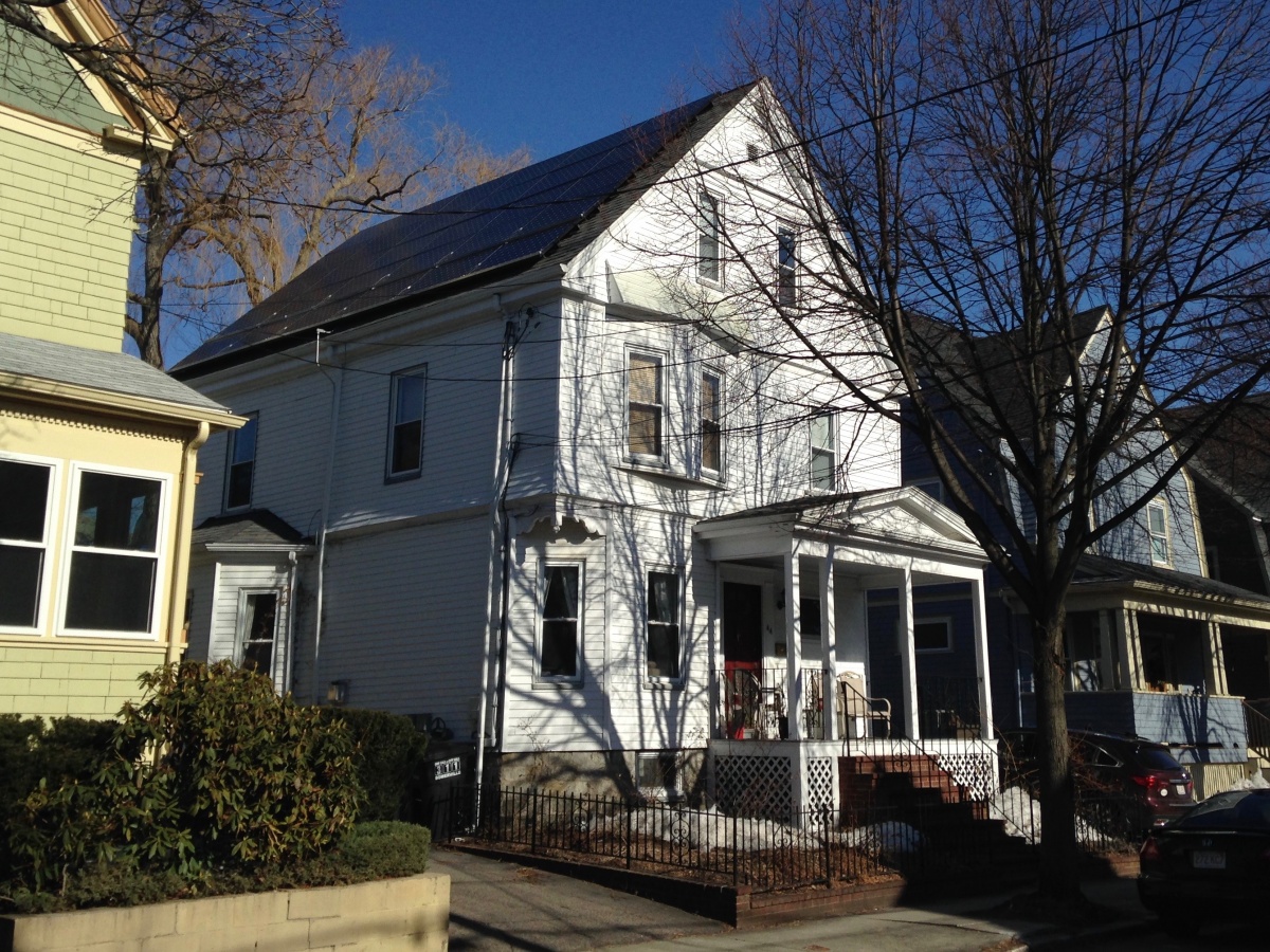 Rogers Avenue Solar Installation Photo