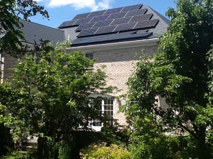 Fox Hill Street Solar Installation Photo