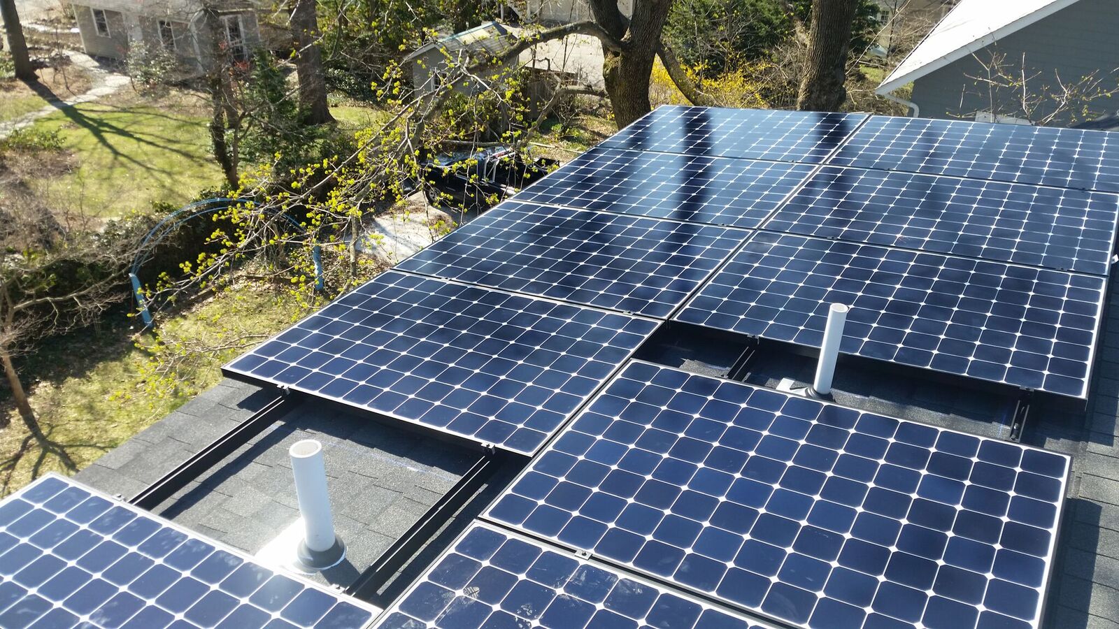 Garfield Street Solar Installation Photo