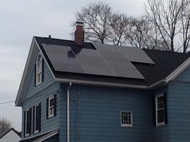 Prospect Street Solar Installation Photo