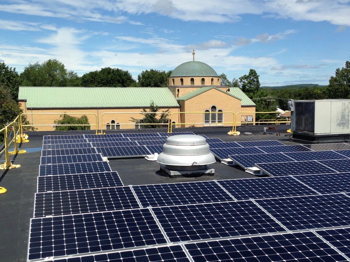 St. George Orthodox Cathedral Solar Installation Photo
