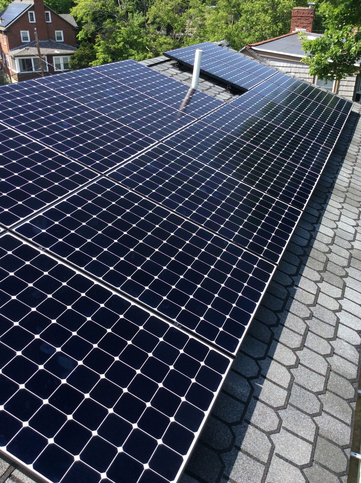 Cutter Hill Road Solar Installation Photo