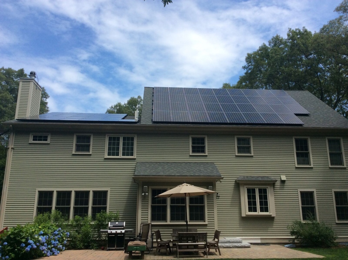 Laconia Street Solar Installation Photo