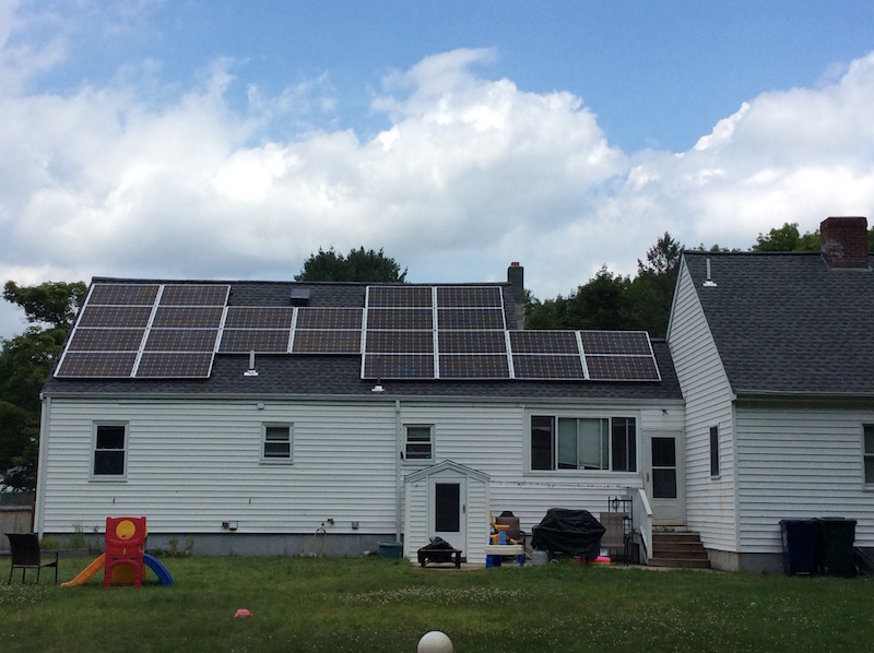 Catherine Avenue Solar Installation Photo