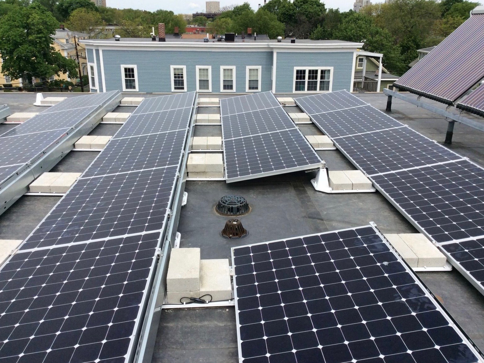 Homeowner’s Rehab, Allston Street Solar Installation Photo