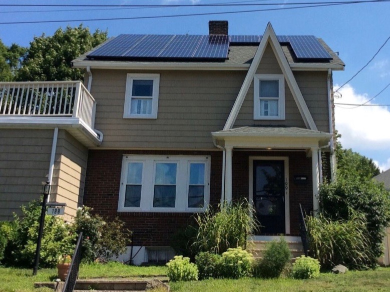 Woburn Street Solar Installation Photo