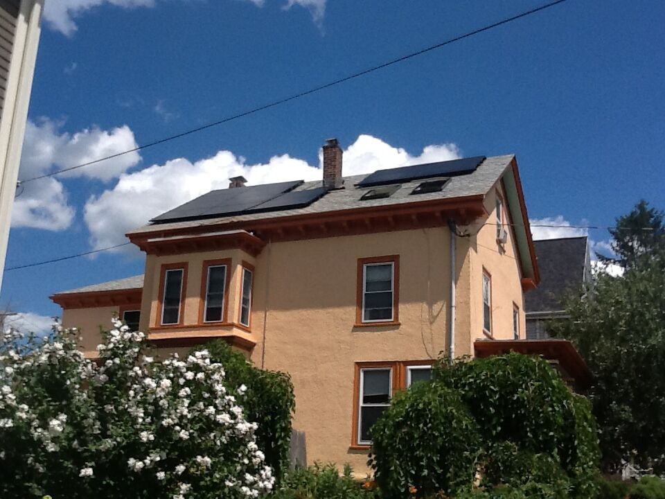 Linwood Street Solar Installation Photo