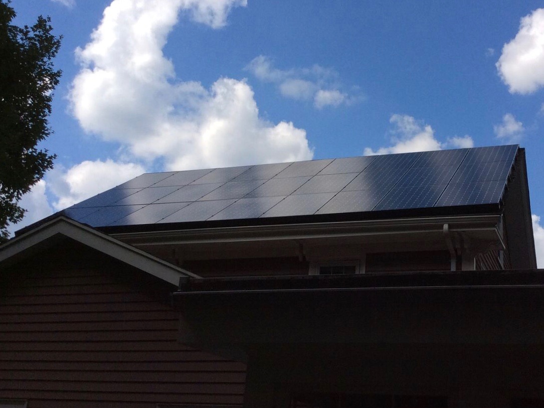 Otis Street Solar Installation Photo