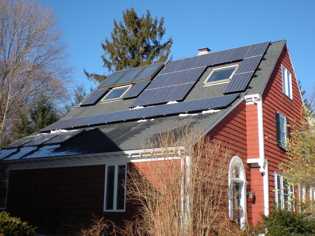 Pond Avenue Solar Installation Photo