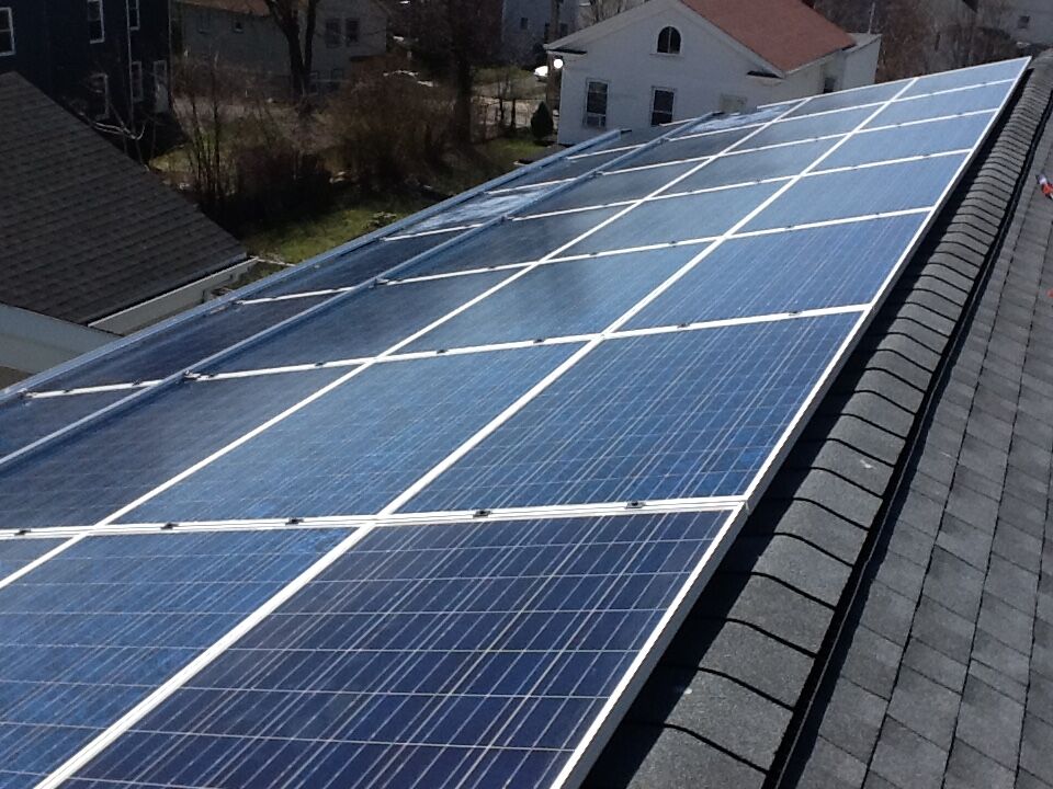 Woodbine Street Solar Installation Photo