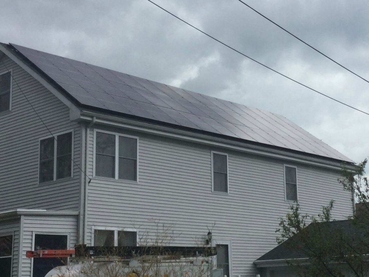 Fayette Street Solar Installation Photo