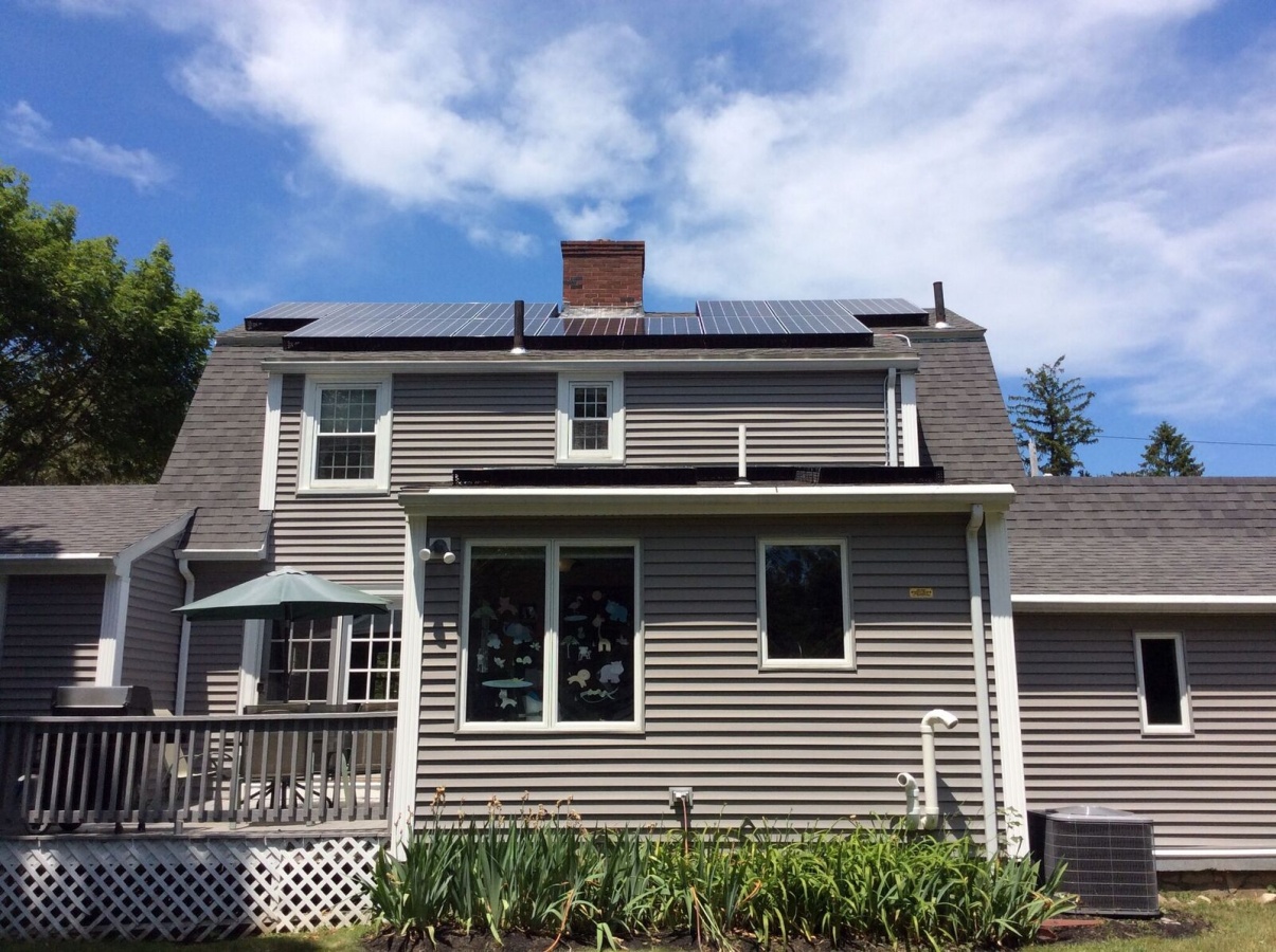 Newbert Avenue Solar Installation Photo