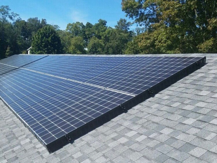 Old Fall River Road Solar Installation Photo