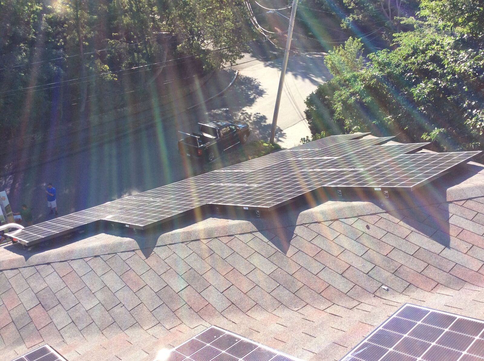 Ridge Street Solar Installation Photo