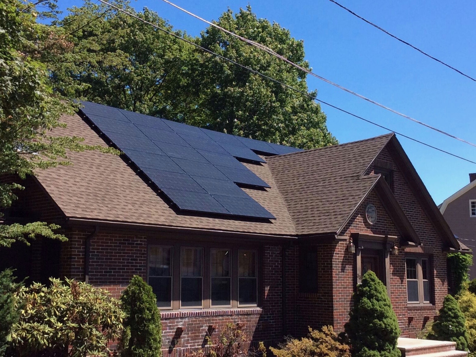 Cedar Road Solar Installation Photo