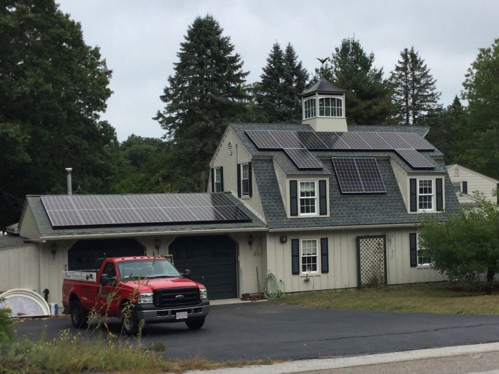 Hudson Avenue Solar Installation Photo