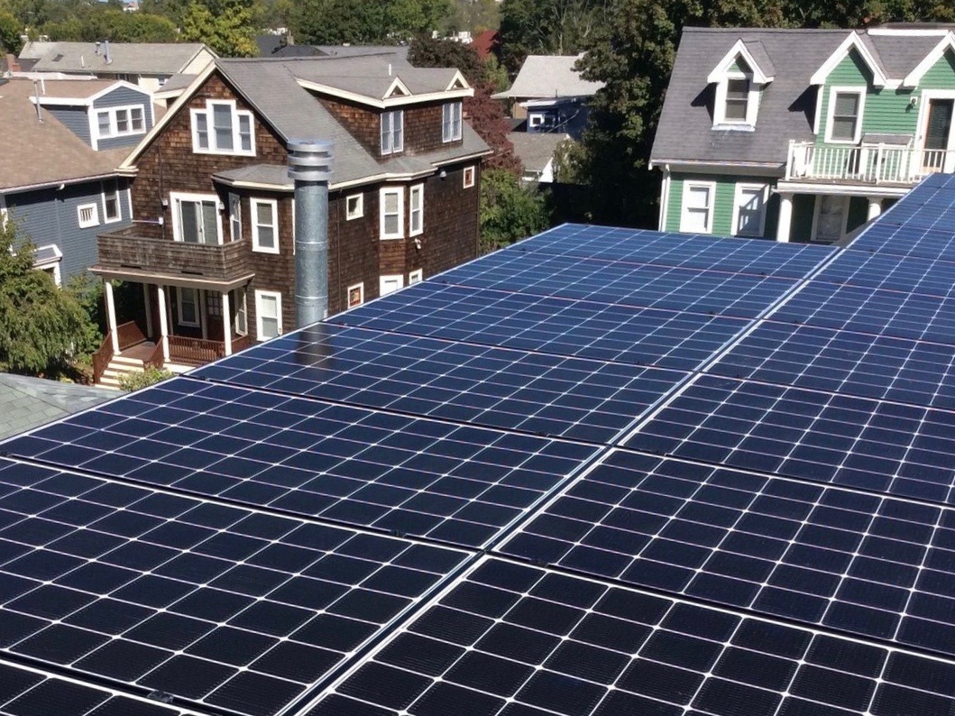 Concord Avenue Solar Installation Photo