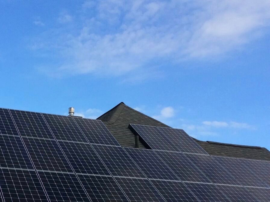 Perry Hill Road Solar Installation Photo