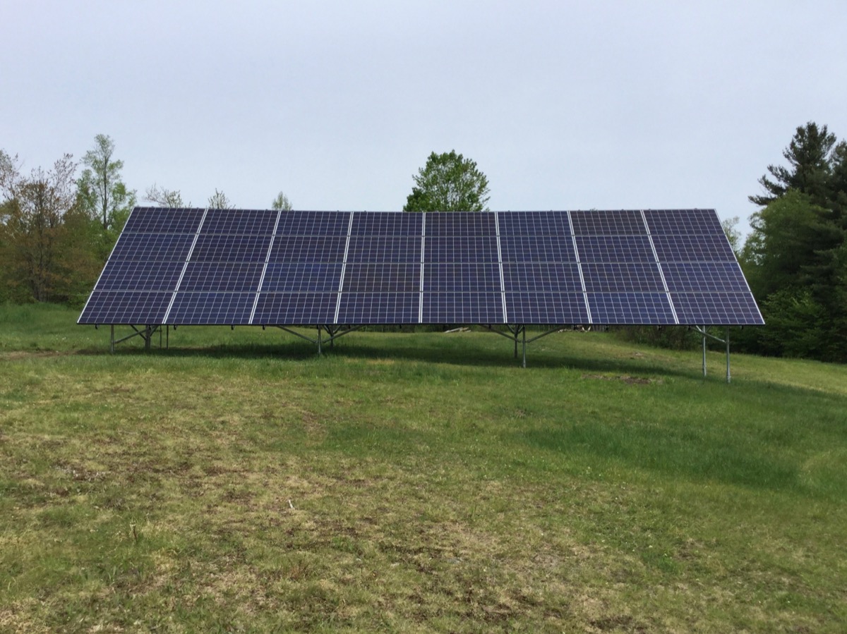 East Windsor Road Solar Installation Photo