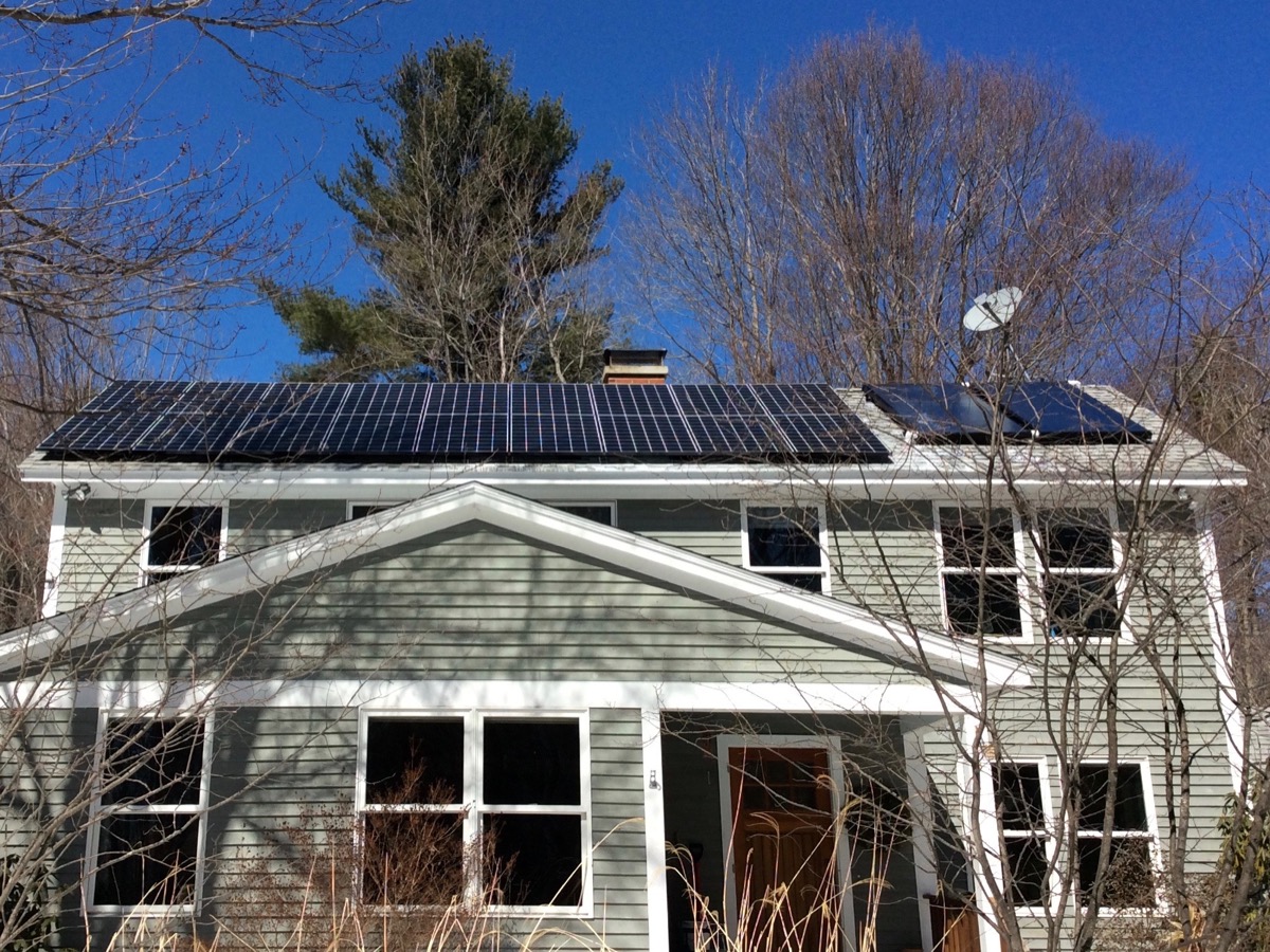 Thayer Hill Road Solar Installation Photo