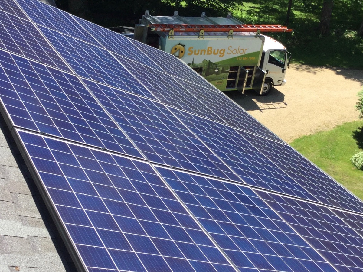 Kinnebrook Road Solar Installation Photo
