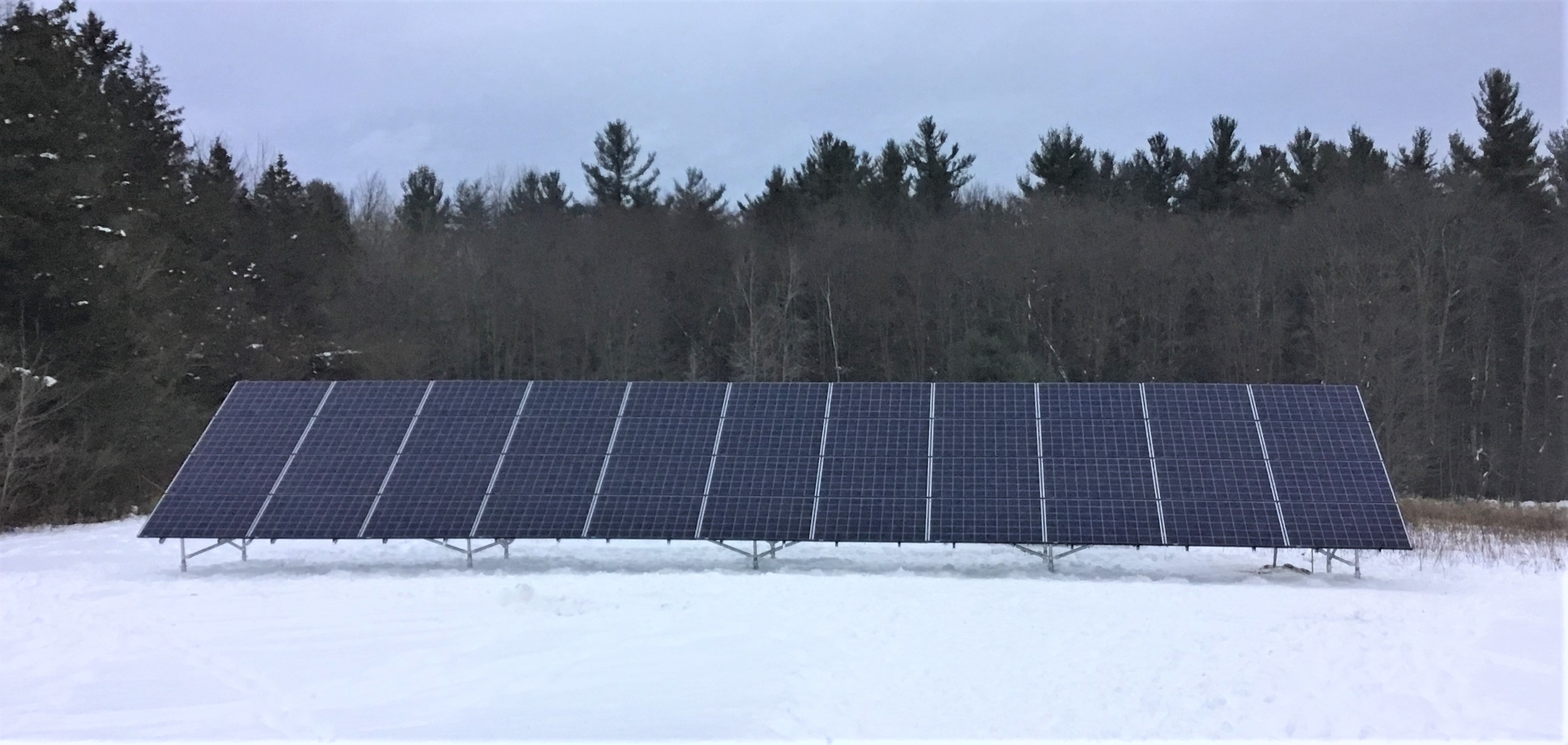 Plainfield Road Solar Installation Photo