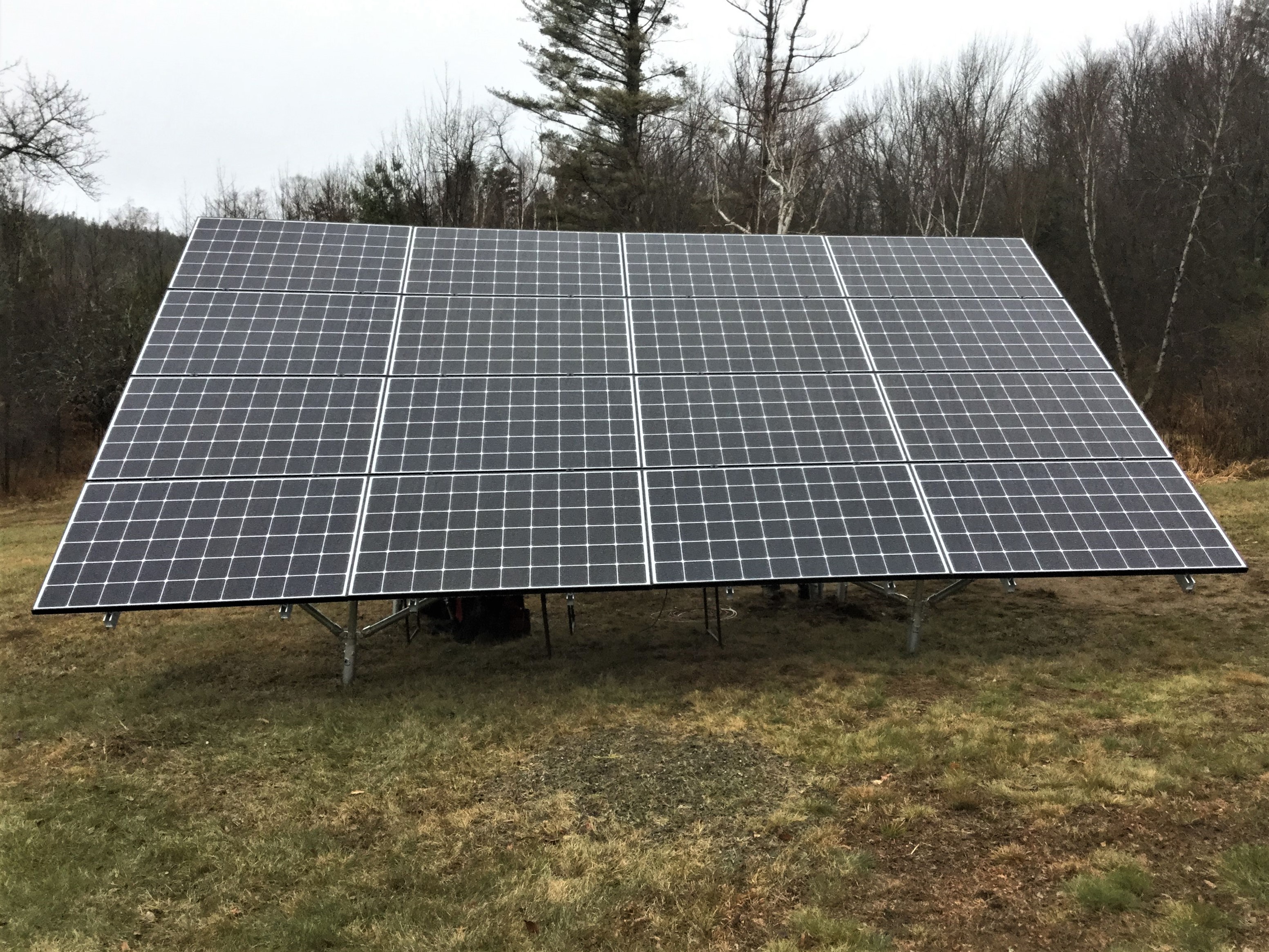 Crane Road Solar Installation Photo