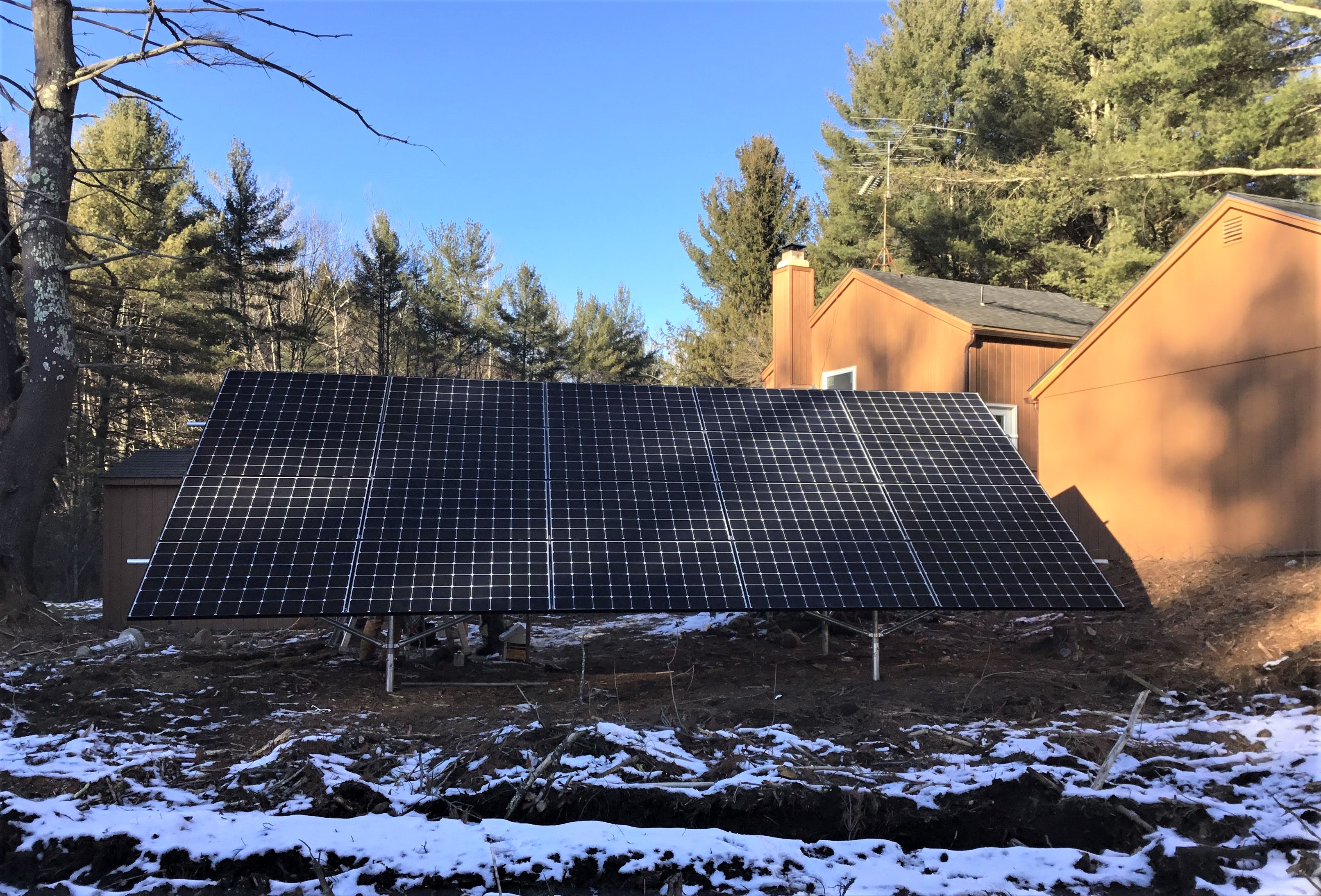 Hatchery Road Solar Installation Photo