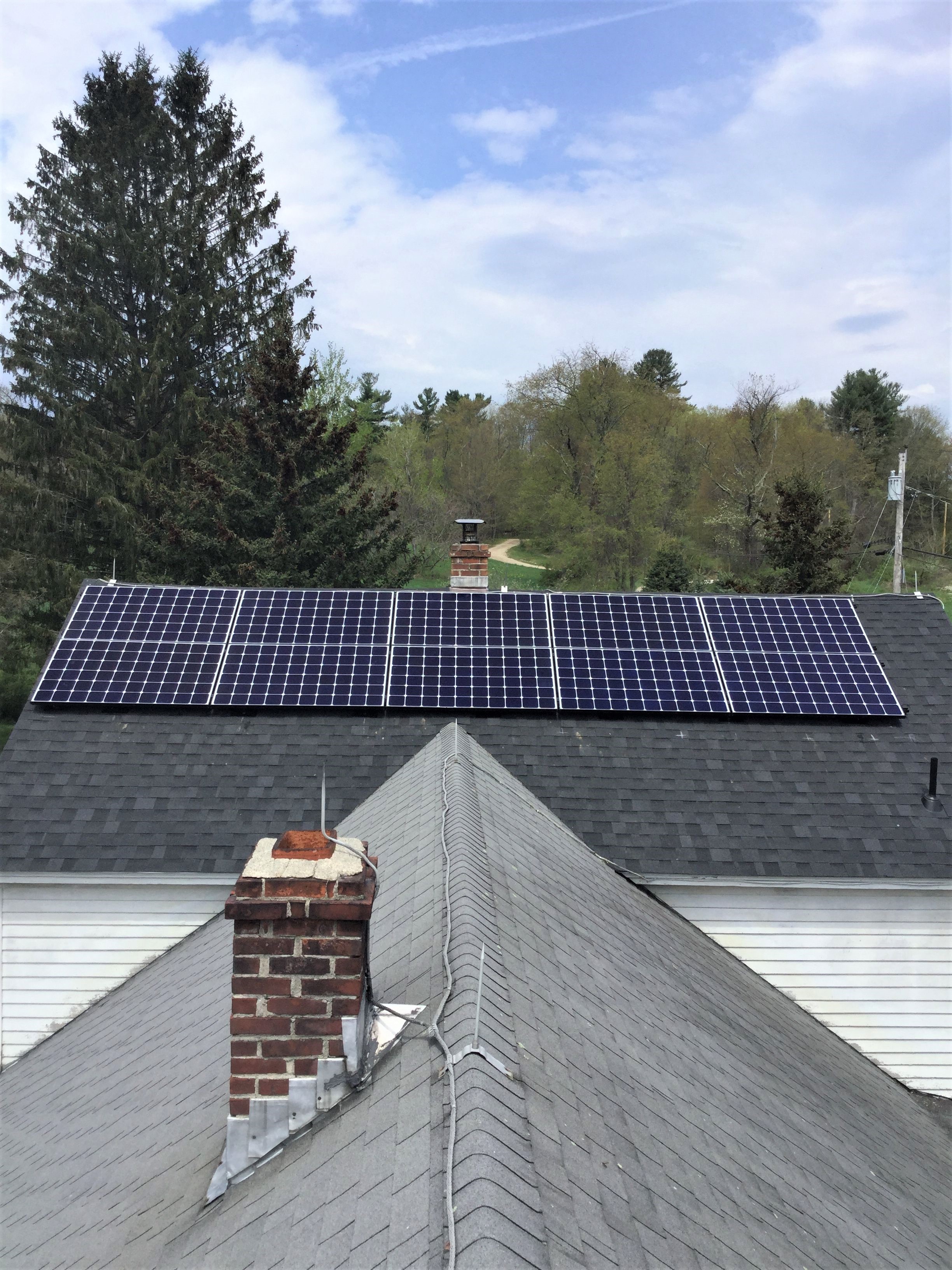 Brewer Hill Road Solar Installation Photo